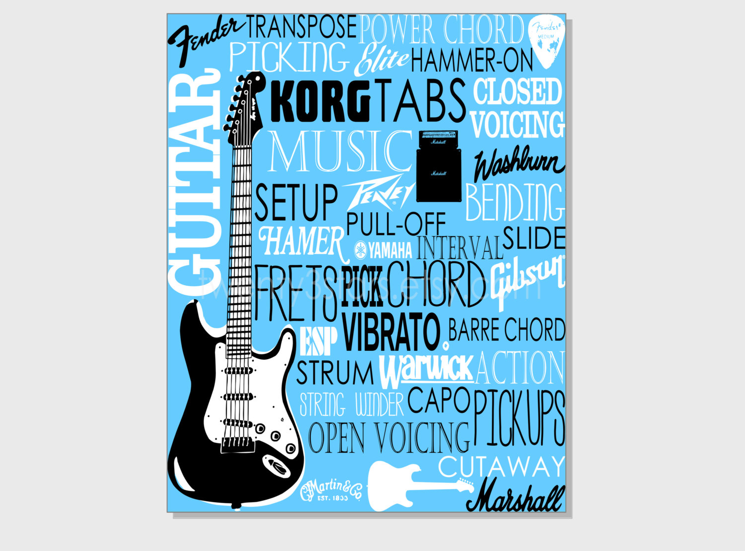 Electric_Guitar_Typography_Art_Print,_You_Choose_the_Colors,_Perfect_Gift_for_any_Music_Lover_or_Guitar_Player_(3).jpg